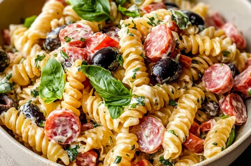 Creamy Italian Pasta Salad