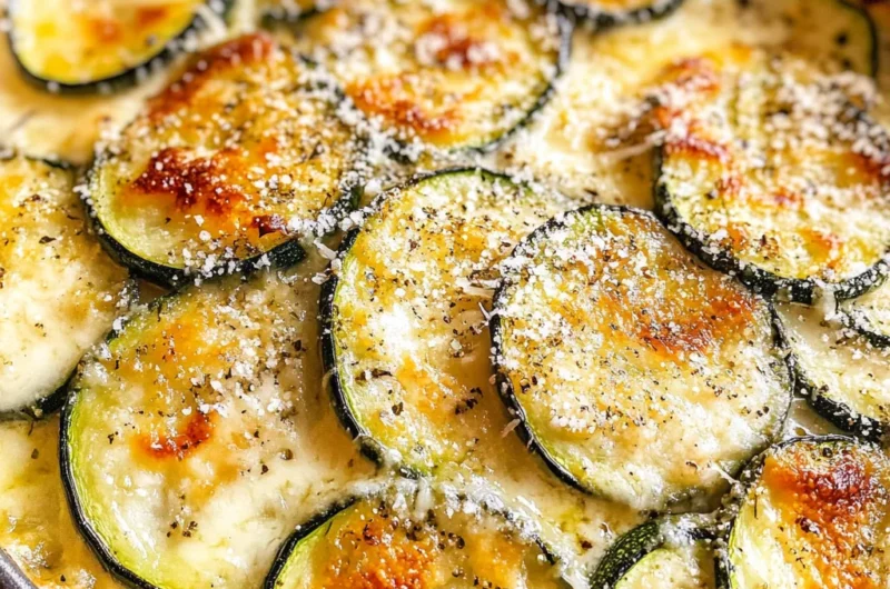 Creamy Parmesan Zucchini