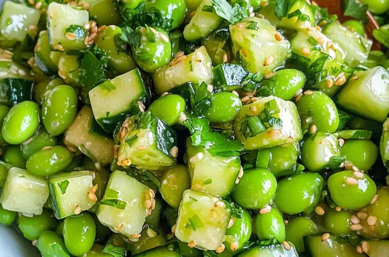 Cucumber Edamame Salad
