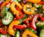 Cucumber Sweet Pepper Salad (TikTok Viral Recipe)