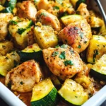 Easy Baked Chicken and Zucchini Recipe