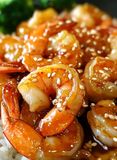 Easy One Pan Honey Garlic Shrimp