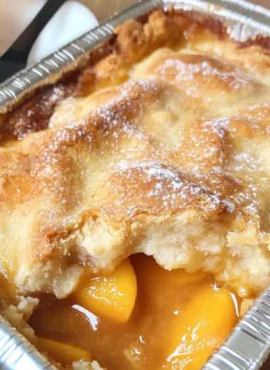 Easy Peach Cobbler Recipe
