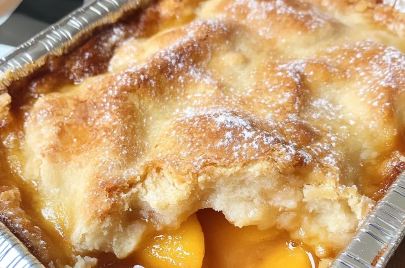Easy Peach Cobbler Recipe