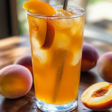 Easy Peach Tea Recipe!