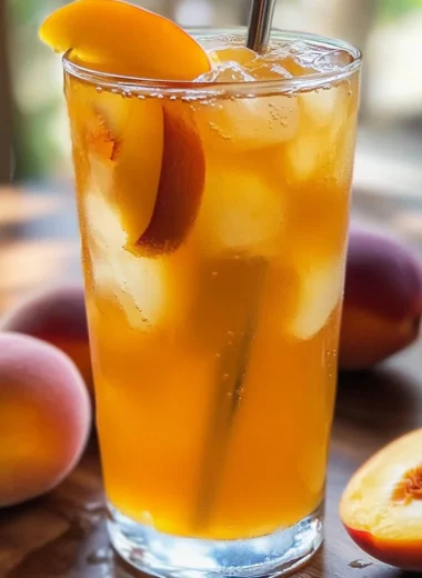 Easy Peach Tea Recipe!