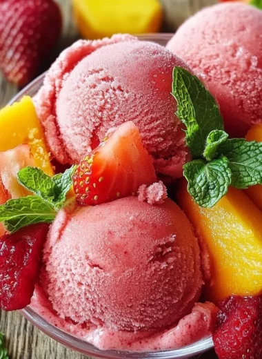 Fresh Fruit Sorbet