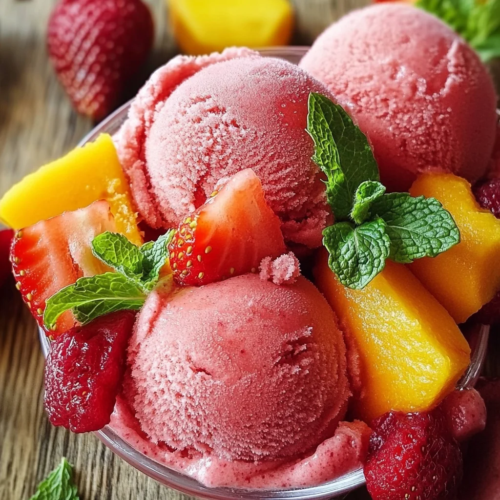 Sorb Fructe Fresh Fruit Sorbet