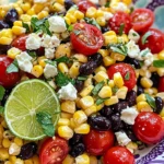 Fresh Summer Corn Salad with Lime Dressing Recipe