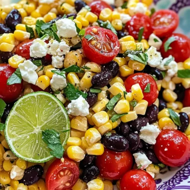 Fresh Summer Corn Salad with Lime Dressing Recipe