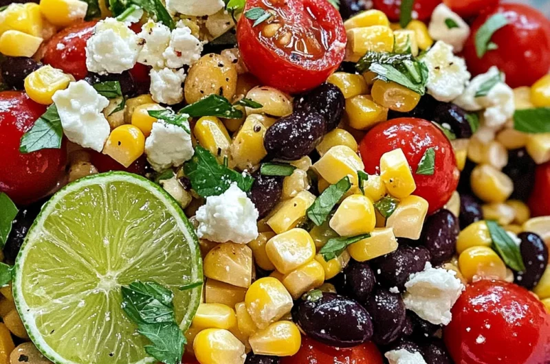 Fresh Summer Corn Salad with Lime Dressing Recipe