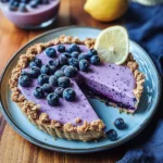 Frozen Blueberry Lemonade Pie