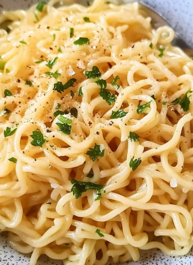 Garlic butter Ramen Noodles