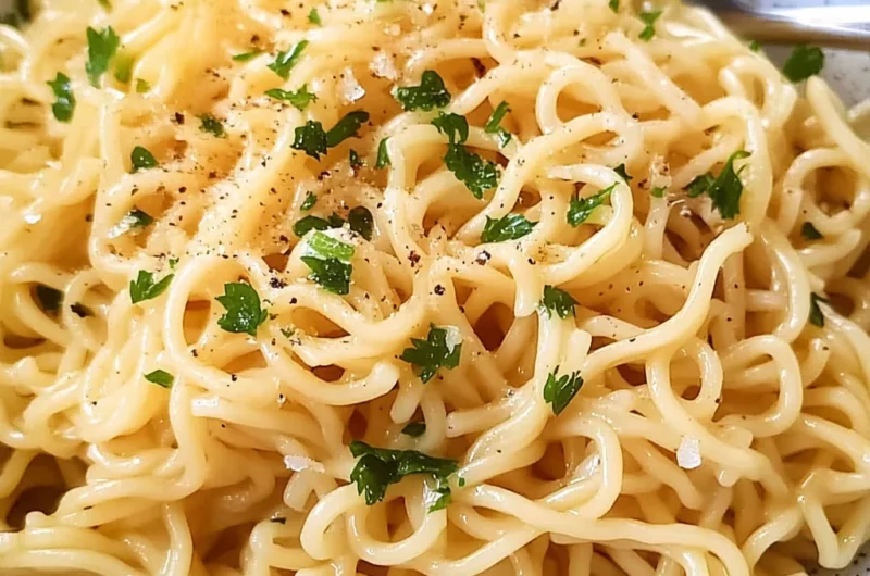 Garlic butter Ramen Noodles