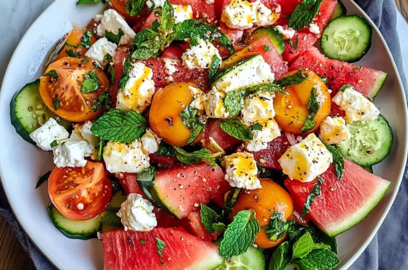 Grilled Nectarine Burrata Prosciutto Salad