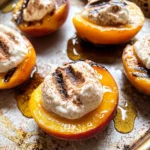 Grilled Peaches with Cinnamon Honey Ricotta