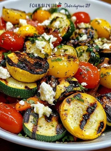 Grilled Vegetable Salad with Citrus Vinaigrette
