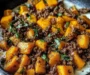Ground Beef and Sweet Potatoes Skillet