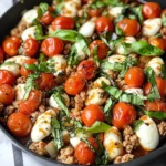 Ground Chicken Caprese
