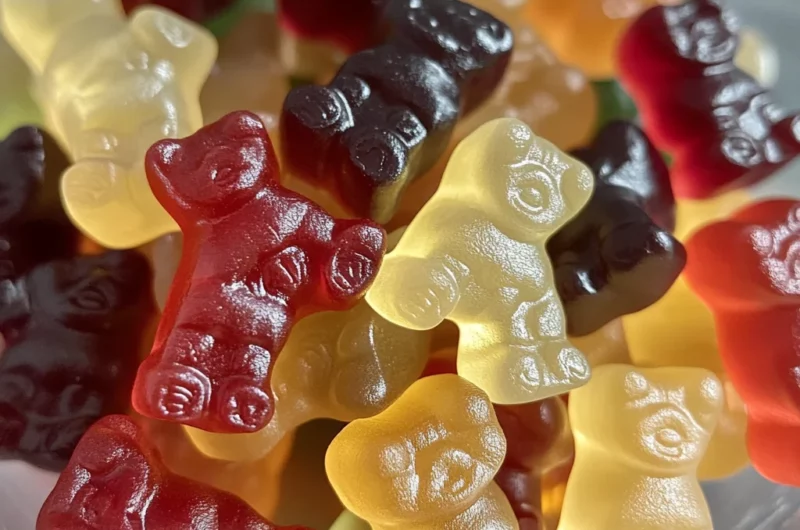 Healthy Vegan Gelatin Gummy Bears