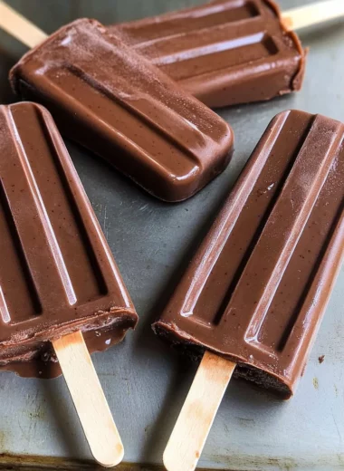 Homemade Fudgesicles