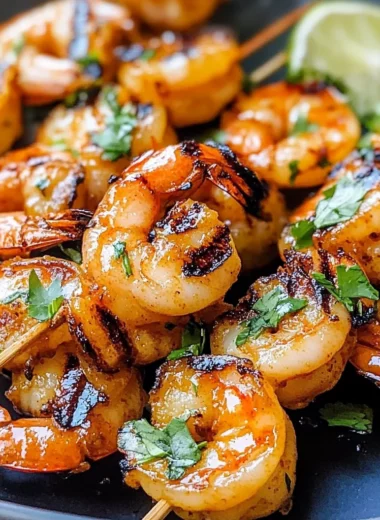 Honey Sriracha Shrimp Kebab Recipe