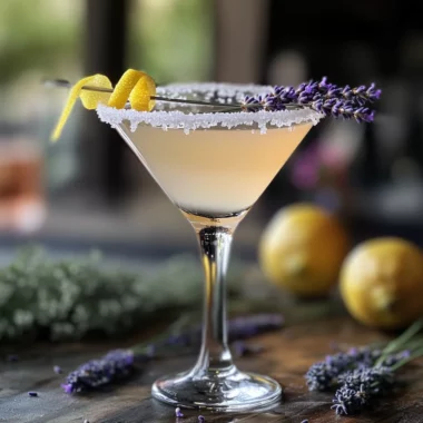 Lavender Lemon Drop Martini