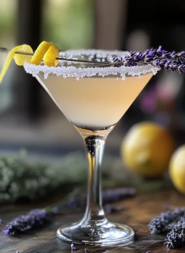 Lavender Lemon Drop Martini