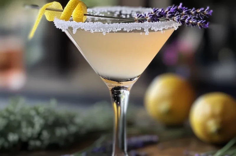 Lavender Lemon Drop Martini