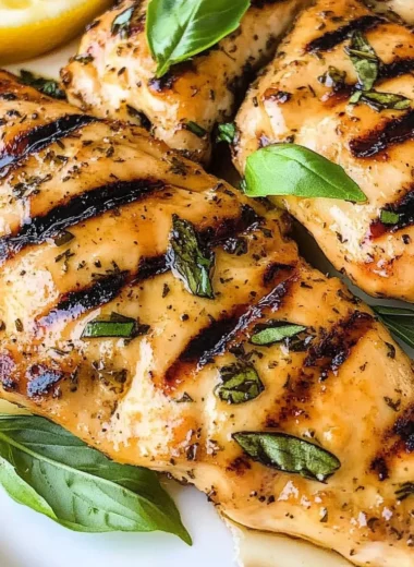 Lemon Rosemary Grilled Chicken Tenders