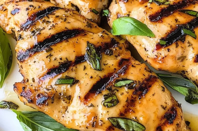 Lemon Rosemary Grilled Chicken Tenders