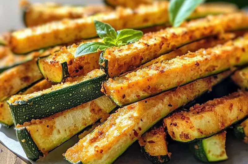 Low Calorie Air Fryer Zucchini Fries