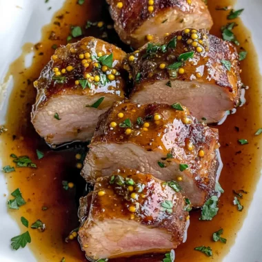 Maple Mustard Pork Tenderloin