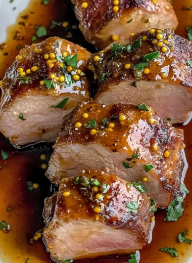 Maple Mustard Pork Tenderloin