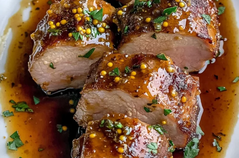Maple Mustard Pork Tenderloin