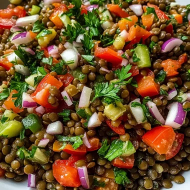 Mediterranean Lentil Salad