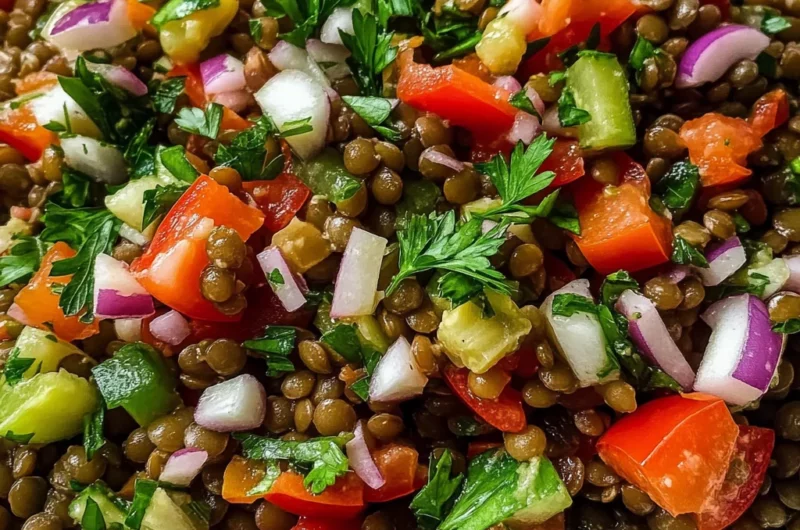 Mediterranean Lentil Salad