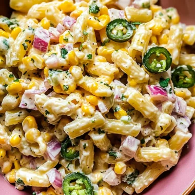 Mexican Street Corn Pasta Salad Recipe