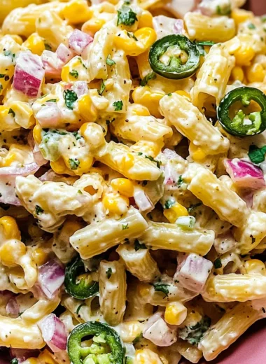 Mexican Street Corn Pasta Salad Recipe