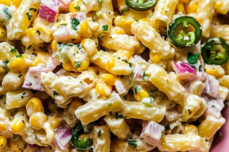 Mexican Street Corn Pasta Salad Recipe
