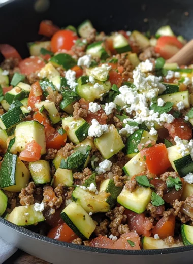 Mexican Zucchini Skillet