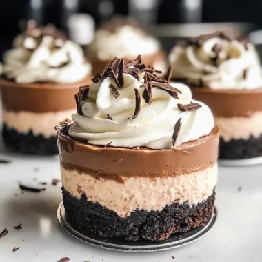 No-Bake Nutella Cheesecakes