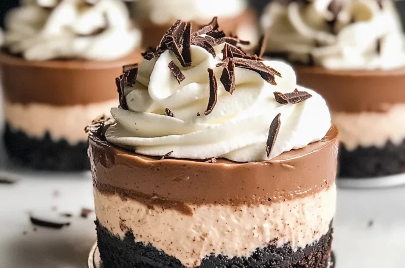 No-Bake Nutella Cheesecakes
