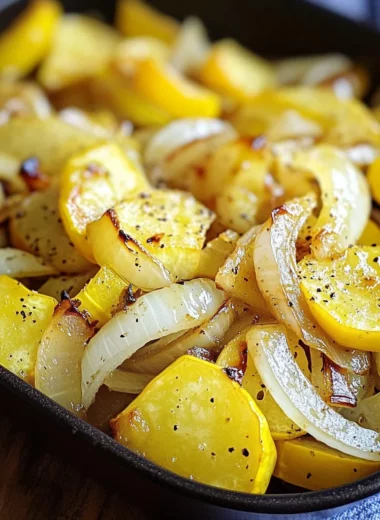 Old School Squash and Onions