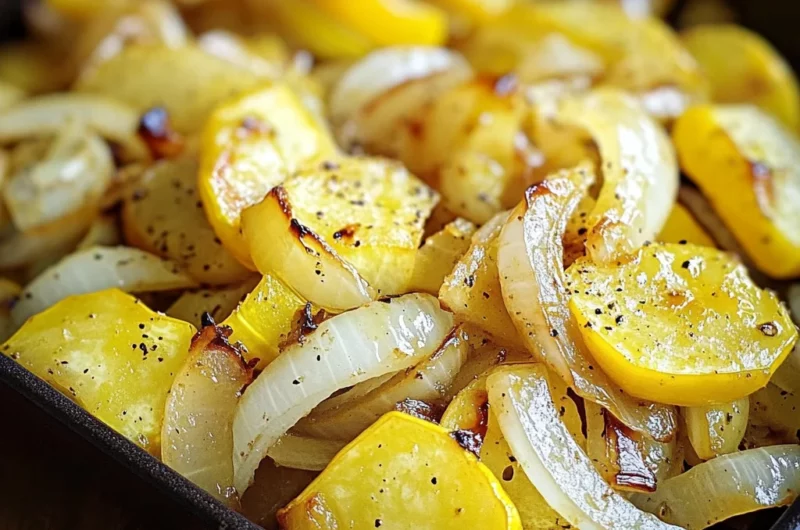 Old School Squash and Onions