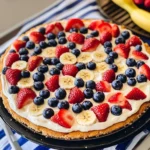 Patriotic Fruit Pizza