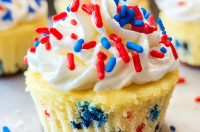 Patriotic Mini Cheesecakes