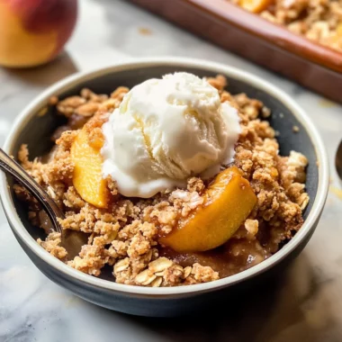 Peach Crisp