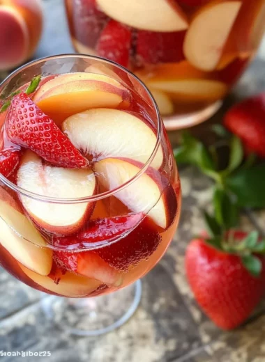 Peach Ros Sangria