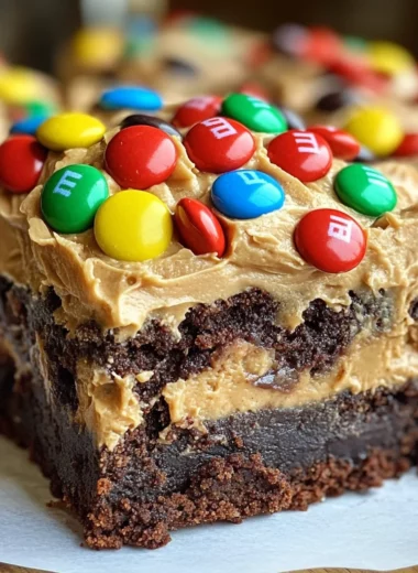 Peanut Butter Whip Brownies